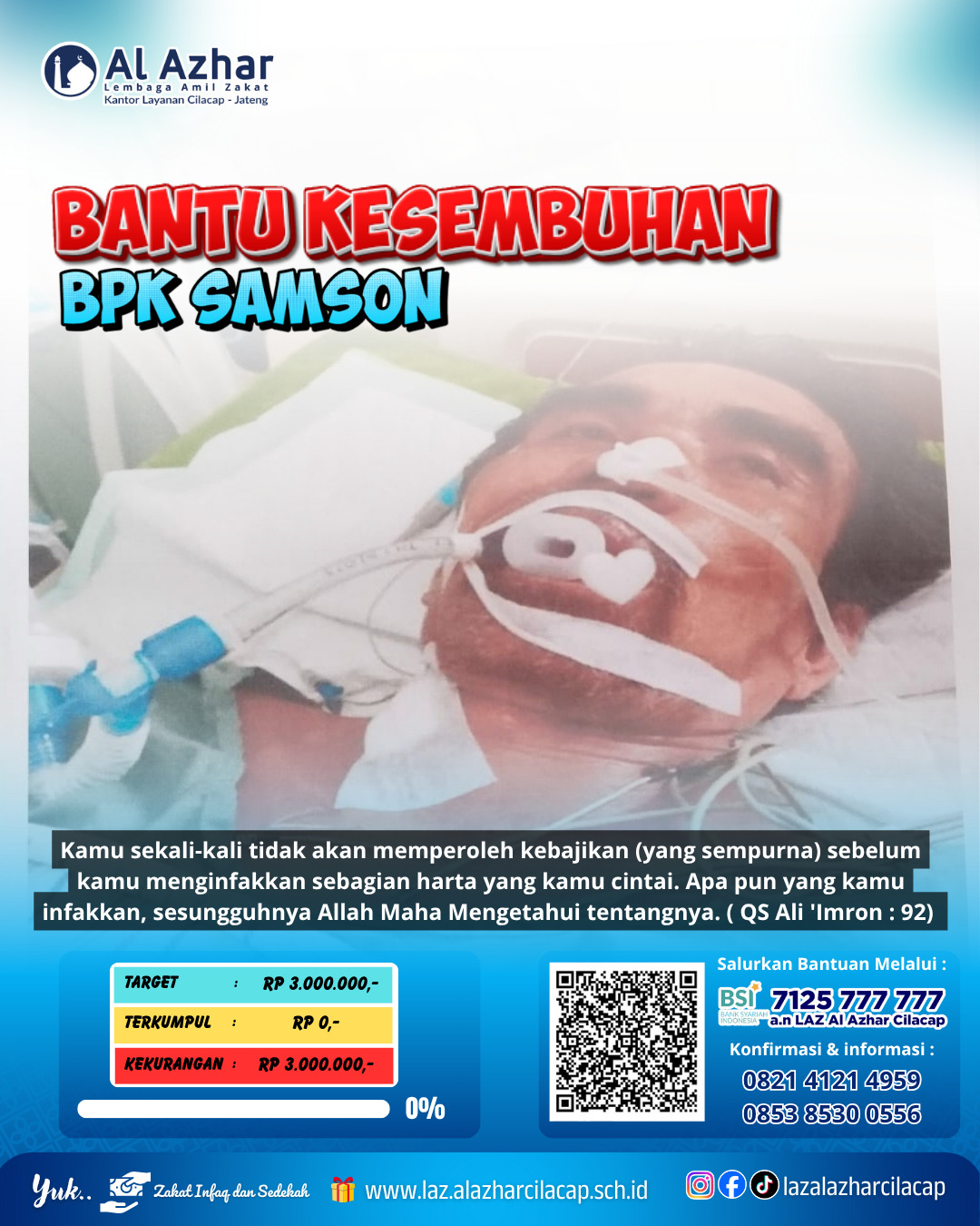 Bantu Kesembuhan Pak Samson